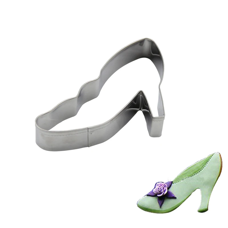 Нержавеющая сталь обувь Форма выпечка торта diy отделочных работ для конфет