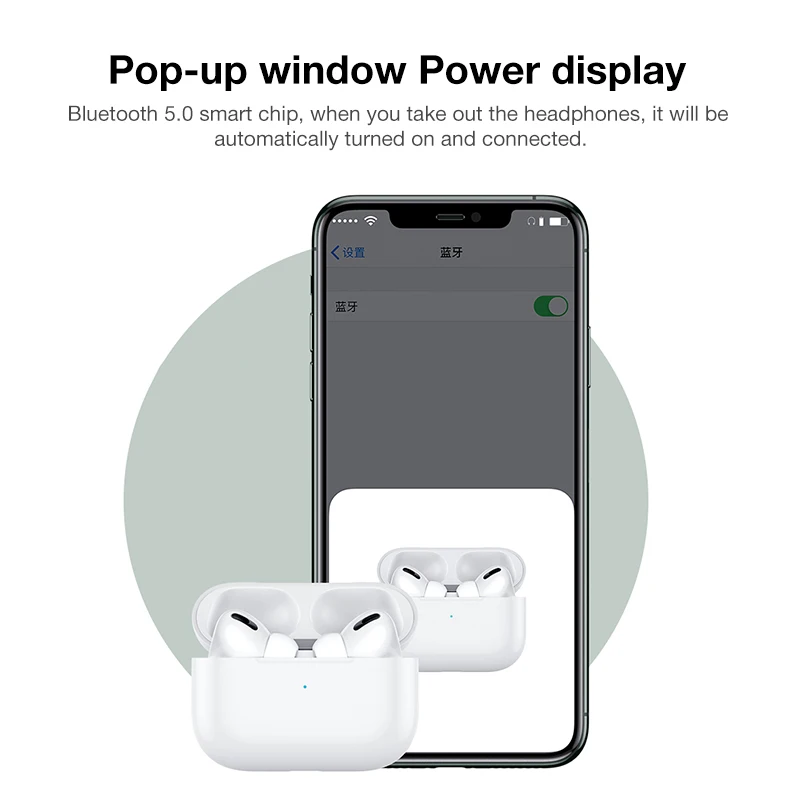 Air Podding Pro 3 беспроводные наушники Bluetooth гарнитура Smart Touch Aire с чехлом для телефона