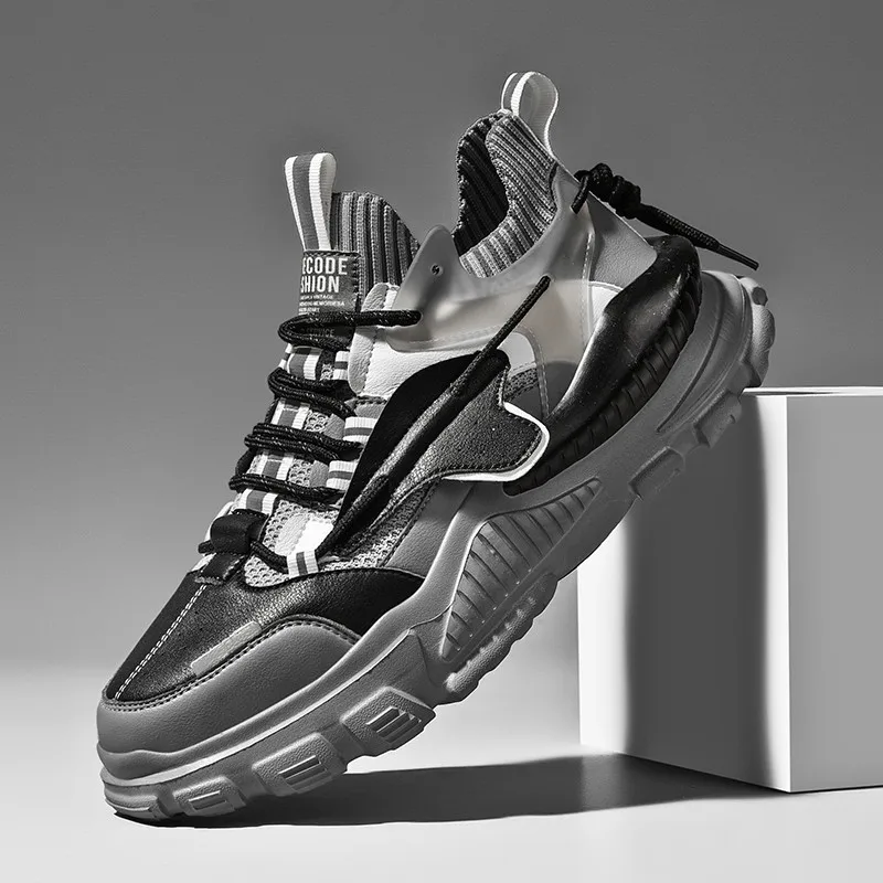 

Comfortable Wear-resistant Running Shoes Non-slip Designer Man Sneakers Orthopedic For Men Thick Bottom Antiskid Men's 2021