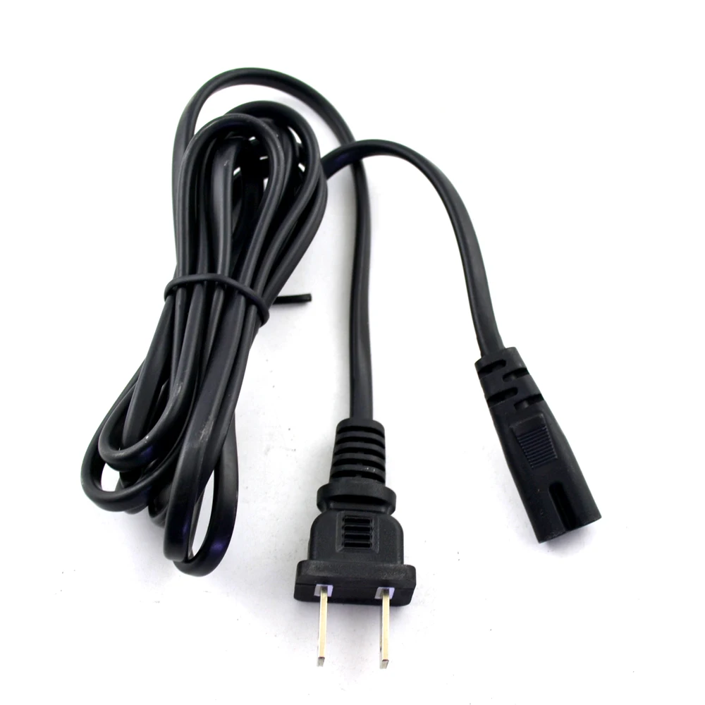 10 шт. для PS1/PS2/PS3/PS4/Xbox/SEGA DC slim EU plug 2-зубчатый порт кабель питания переменного тока