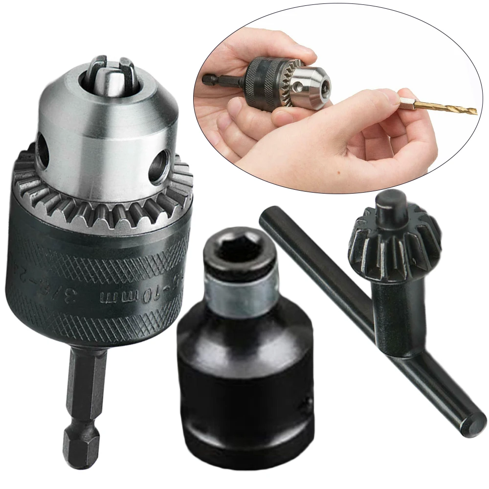 

Drill Chuck Impact Driver Converter Adaptor Hex Shank Kit Adaptor Drilling Part