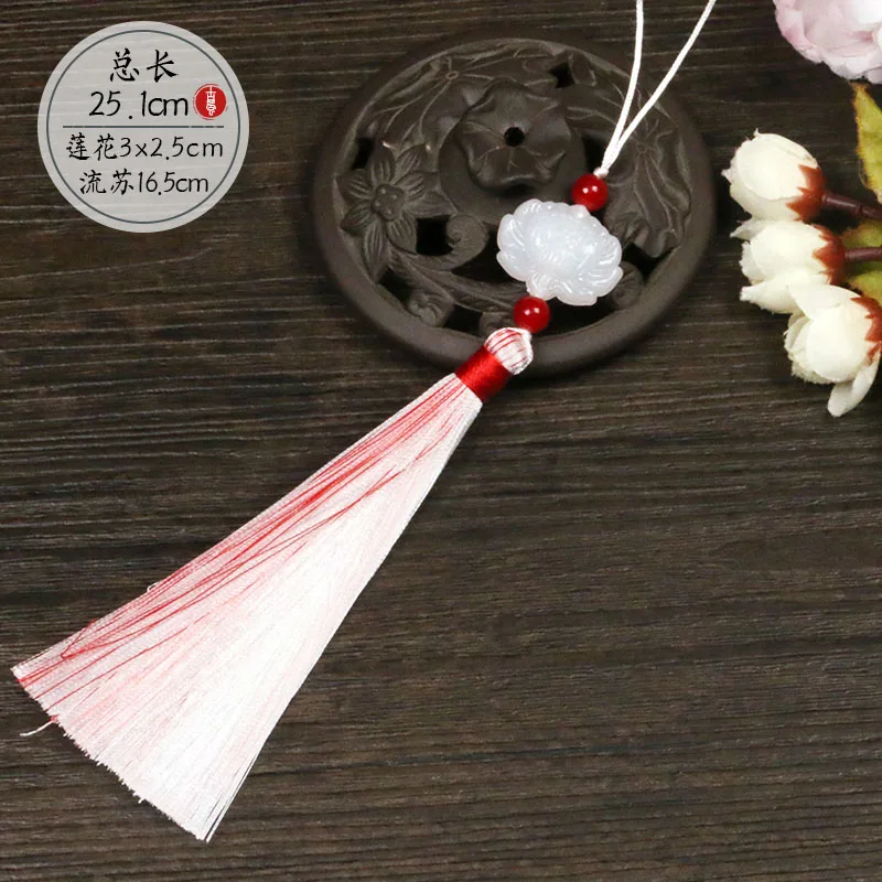 

Archaic Folding Fan Pendant Tassel Pendant Tassel Holder DIY Material Mobile Phone Key Pendant Complex Classical Hanfu Jinbu