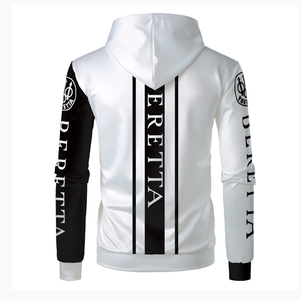 

2021 New men's spring and autumn Beretta 3D digital printing hoodie casual fashion Harajuku hoodie