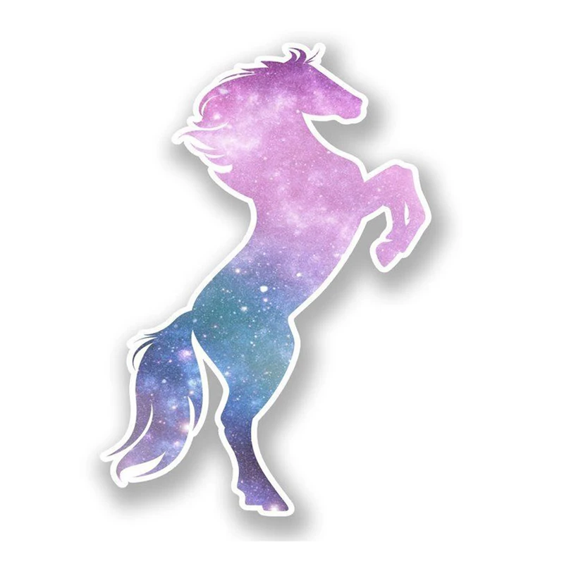 

Мультяшные лошади цветные ПВХ высококачественные автомобильные наклейки декоративные графические Наклейки на окна автомобиля кузова дек...