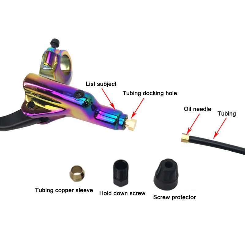 

Mountain Bike Hydraulic Disc Brake Set Bicycle Front and Rear Brake Caliper and Levers Kit WHShopping