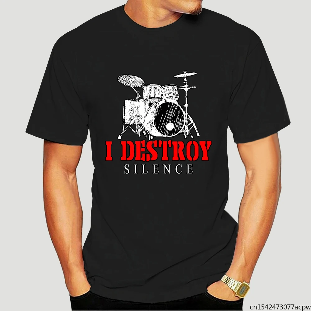 

I Destroy Silence Drums Men's T-Shirt