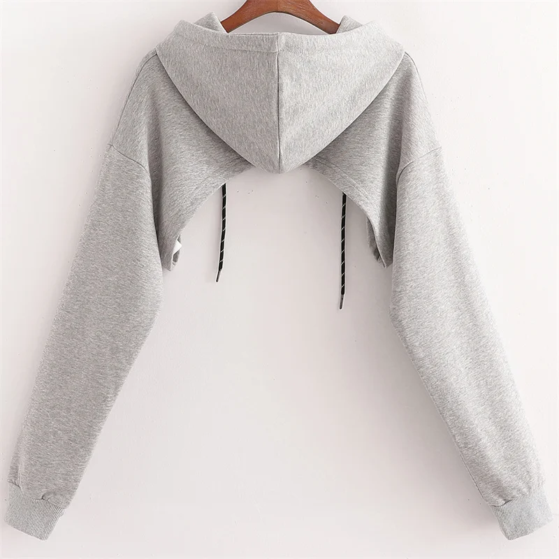 

2021 Autumn New Arrival Women Long Sleeve Hooded Pullover Ladies Casual Outerwear Female Pullover Hoodies For Dating Party