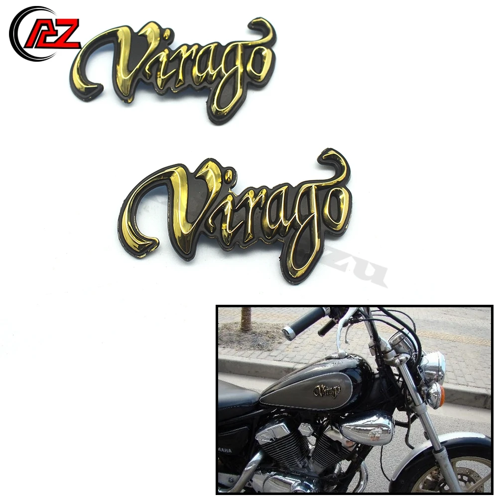 3d эмблема для мотоцикла наклейка с логотипом Virago Yamaha XV125 XV250 XV400 XV535 XV700|Наклейки и