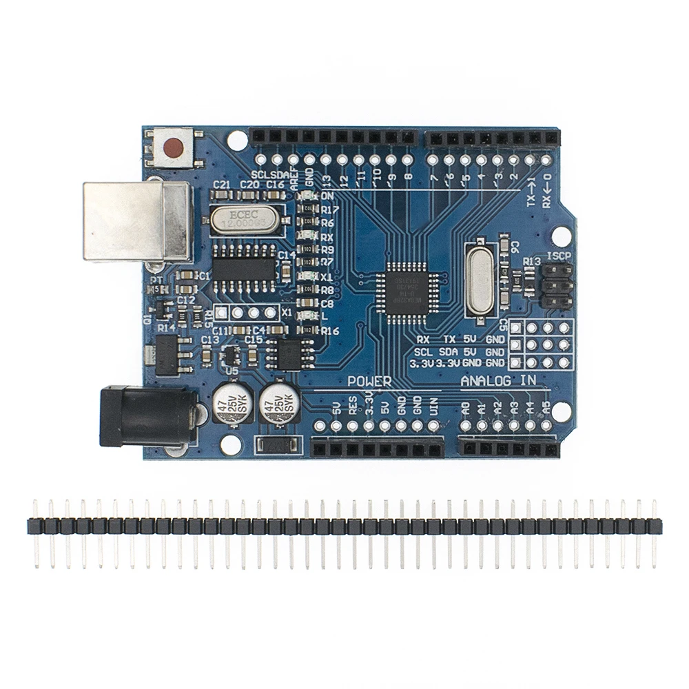 UNO R3 CH340G+ MEGA328P SMD чип 16 МГц для Arduino UNO R3 макетная плата USB кабель aega328p один комплект