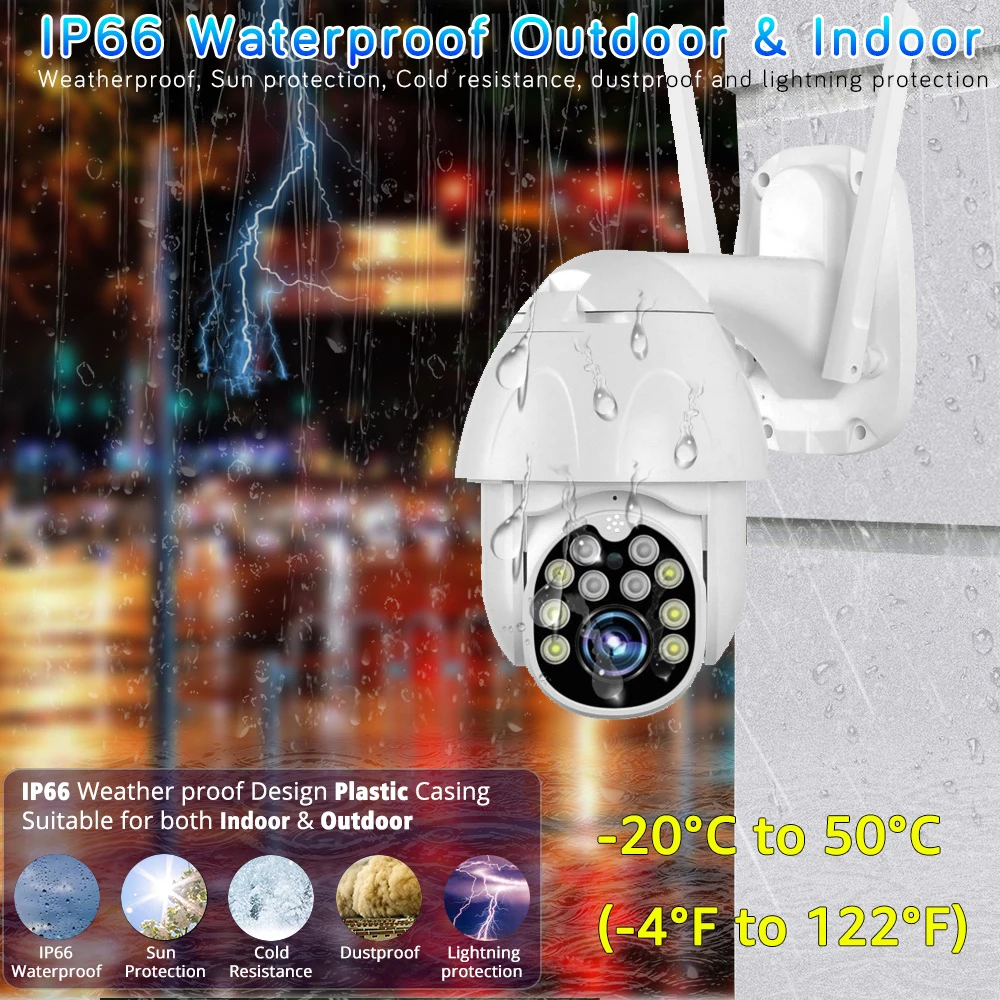 Наружная скоростная купольная IP-камера Yoosee беспроводная камера видеонаблюдения