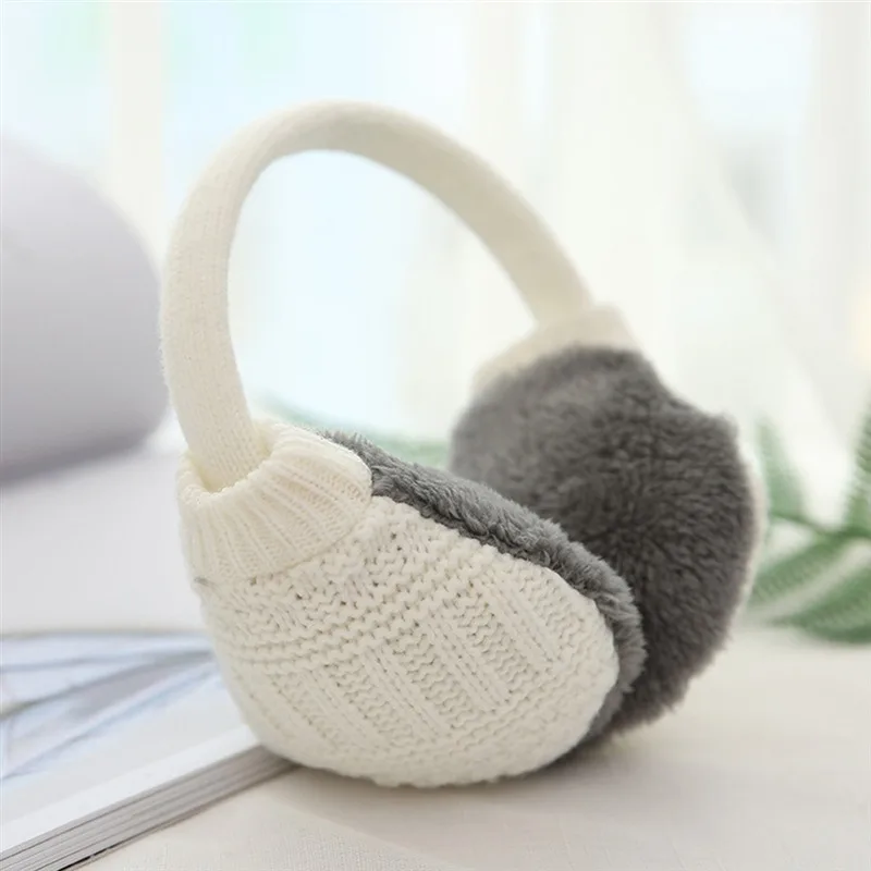Женские вязаные наушники теплые меховые зимние зима 2019 | Аксессуары для одежды