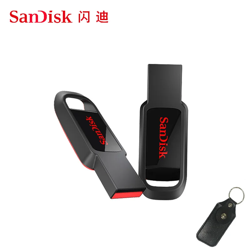 Флеш-накопитель USB sandisk 32, 64, 128, 16 ГБ, мини-накопитель 128 ГБ, 64 ГБ, 32 ГБ, 16 ГБ, флеш-накопитель 2,0, USB флешка, диск на ключ, память для телефона