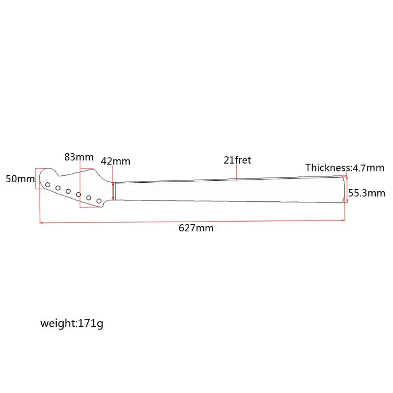 Гриф для акриловой гитары шкала линейки измерительный гриф инструмент
