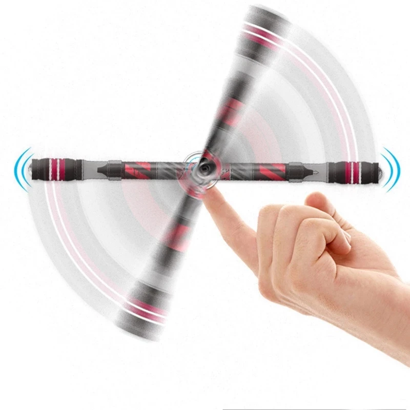 

Creative Funny Rotating Pen Spinning Game Toy Pens Kawaii Writing Ballpoint Pen Blue Ink Cute Student Stationery School Supplies