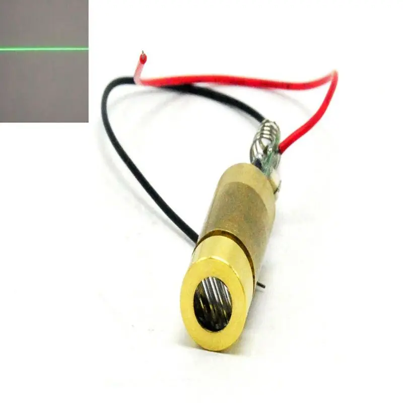 

Промышленный/лабораторный латунный 532nm 50mW лазерный модуль зеленый лазерная линия луч 3V-3,7 V