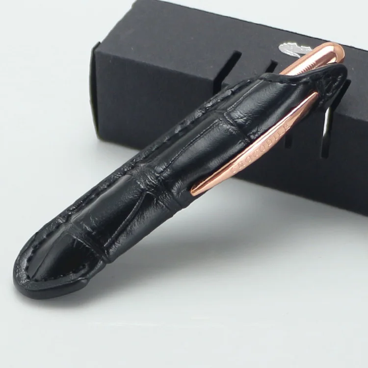 Компактная шариковая ручка с тиснением под крокодила 9 см|pen rose|pen rose goldballpoint pen |