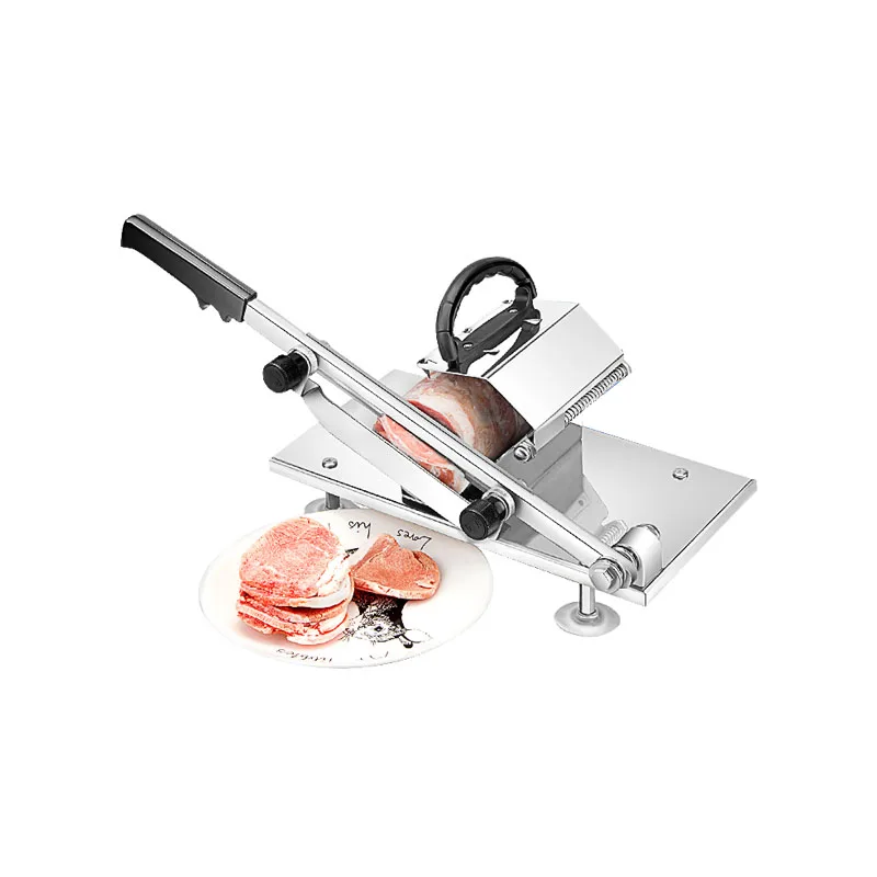 Автоматическая подача мясо ягненок Slicer дома мяса машины коммерческих жир