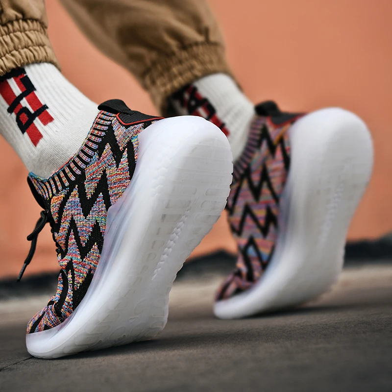 JIEMIAO Men Shoes Men's Sports Shoes for Autumn and Winter Outdoor Running Shoes Comfortable Breathable Casual Gym Men Sneakers