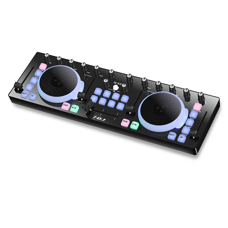 Профессиональный аудиомикшер iCON I-DJ IDJ Mini USB MIDI/DJ с сенсорными колесиками |