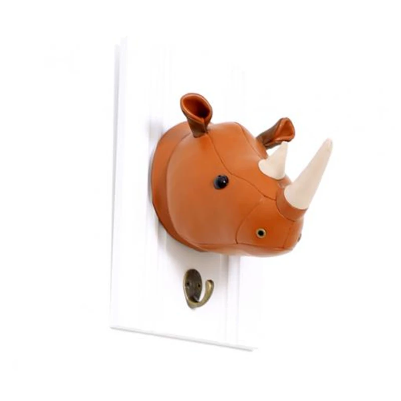 Искусственная кожа животные носороги настенный орнамент искусство для дома