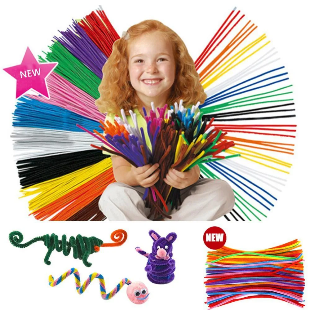 100 шт./компл. Обучающие игрушечные палочки Color & Shape для рукоделия Детские