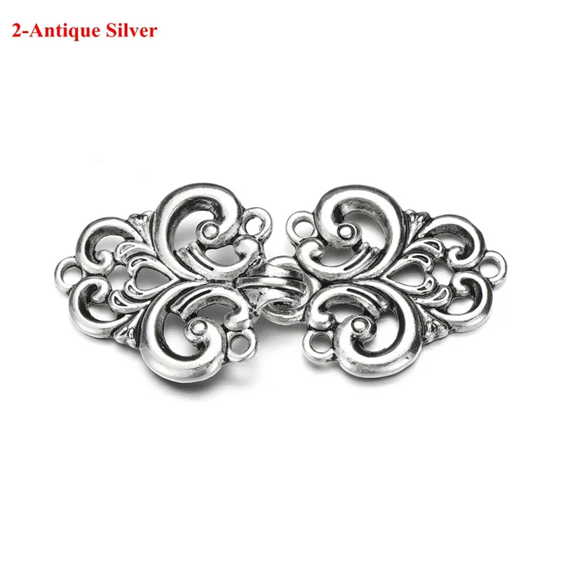 2-Antique Silver Ретро Винтаж весна и осень кардиган утка клип булавка Женская шаль-блузка воротник свитер Шарф Брошь с застежкой булавка Шарм ювелирные изделия - Окраска металла: 2-Antique Silver