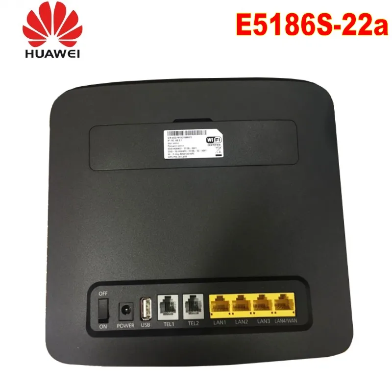 Wi Fi роутер Huawei E5186 4G разблокированный CAT6 300 Мбит/с LTE CPE беспроводной шлюз антенна с