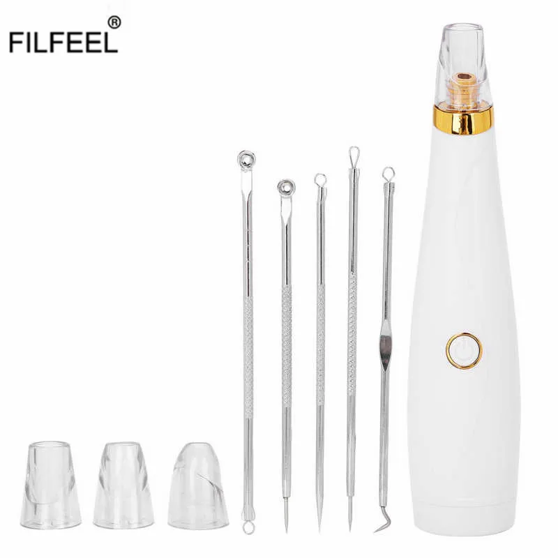 

Electric Vacuum Suction Blackhead Remover Needles Acne Pin Black Spot Extractor Deep Cleansing Machine