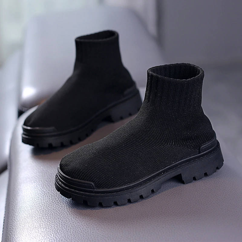 Ботинки детские Martens сетчатые полусапожки Прогулочные кроссовки для начинающих