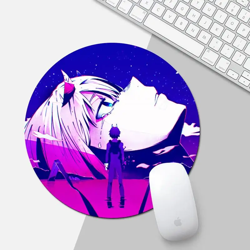 

Zero Two Natural Rubber Gaming Desk Mat Desk Table Protect Game Office Work Round Mouse Mat pad XL Non-slip Laptop Cushion