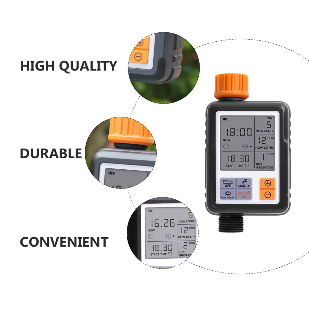

1 Set Lawn Watering System Automatic Water Timer Irrigation Timer (Single Exit)