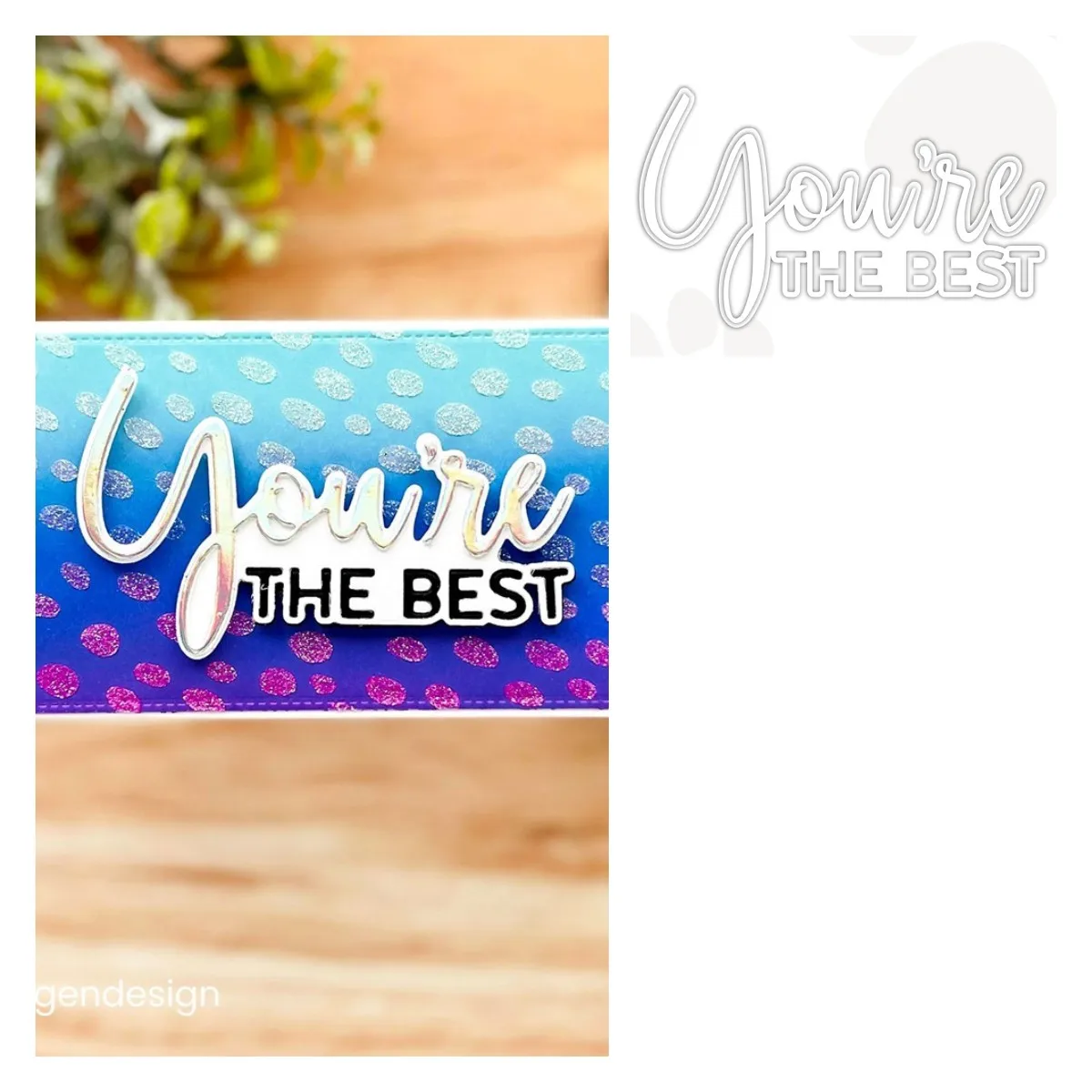 

YOU'RE THE BEST Metal Cutting Dies Scrapbook Diary Decoration Stencil Embossing Template DIY Greeting Card Handmade 2021 New