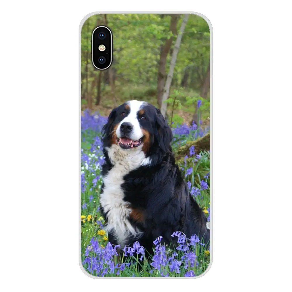 Чехол для телефона Samsung A10 A30 A40 A50 A60 A70 Galaxy S2 Note 2 3 Grand Core Prime Bernese Mountain Dog щенок |
