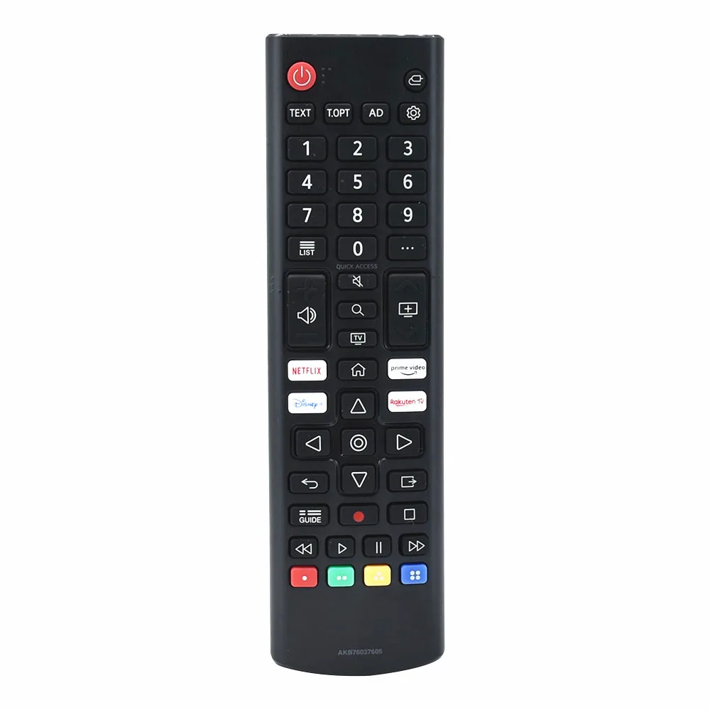 

New Original AKB76037605 Remote Control For LG Television LCD TV Led Smart Netflix Disney+ Rakuten TV 2021 OEM