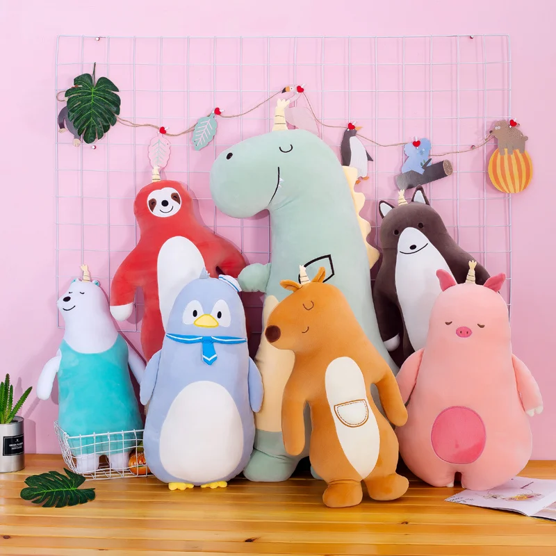 Kawaii чучело игрушки плюшевая обезьянка медведь Unciorn лошадь Пингвин кенгуру