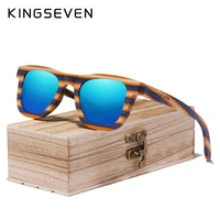 kingseven handmade original design sunglasses colored wood full frame women luxury brand mens glasses eyewear oculos de sol