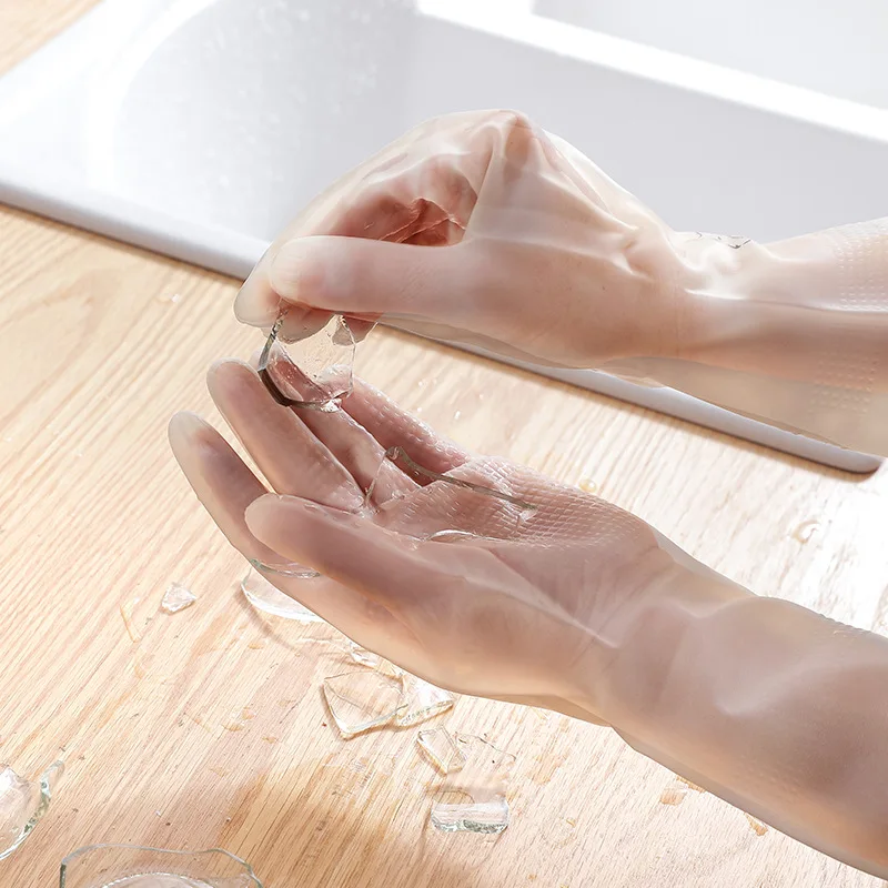 Перчатки для мытья посуды резиновые плотные | Дом и сад