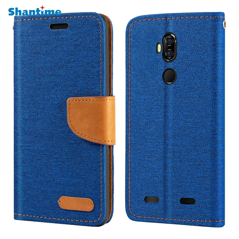 Чехол-кошелек из кожи Оксфорд для AGM X3 с мягкой задней крышкой ТПУ Магнитный