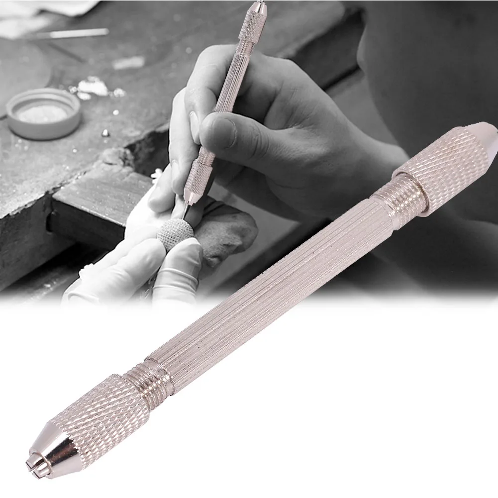 Металлическое мини микро ручное сверло с двойным концевым штифтом зажимы