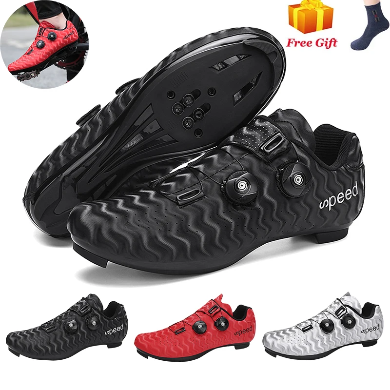 

New Arrive 2021 Professional Luminous Cycling-Shoes MTB Sapatilha Ciclismo Mountain-Bike Sneakers Men Self-Locking Unisex36-48