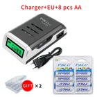 Батареи PALO 2a AA 1,2 в AA 3000 мАч Ni-MH nimh перезаряжаемые батареи 2A батареи для камеры, часов, бритвы