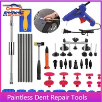 paintless dent repair remover removal tool kit professional car dent tools slide t bar hammer dent puller hot glue tap down kits