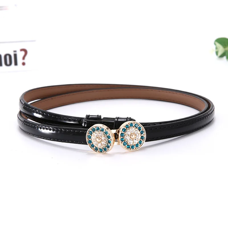 

Пояс женский из натуральной кожи, тонкий пояс-корсет для свитера, платья, с жемчужинами