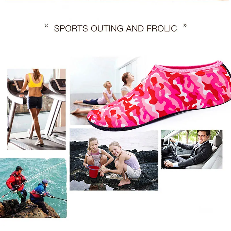 

Beach Swimming Water Sport Socks Anti Slip Shoes Fitness Yoga Dance Swim Surfing Diving Underwater Shoes For Kids Men Women