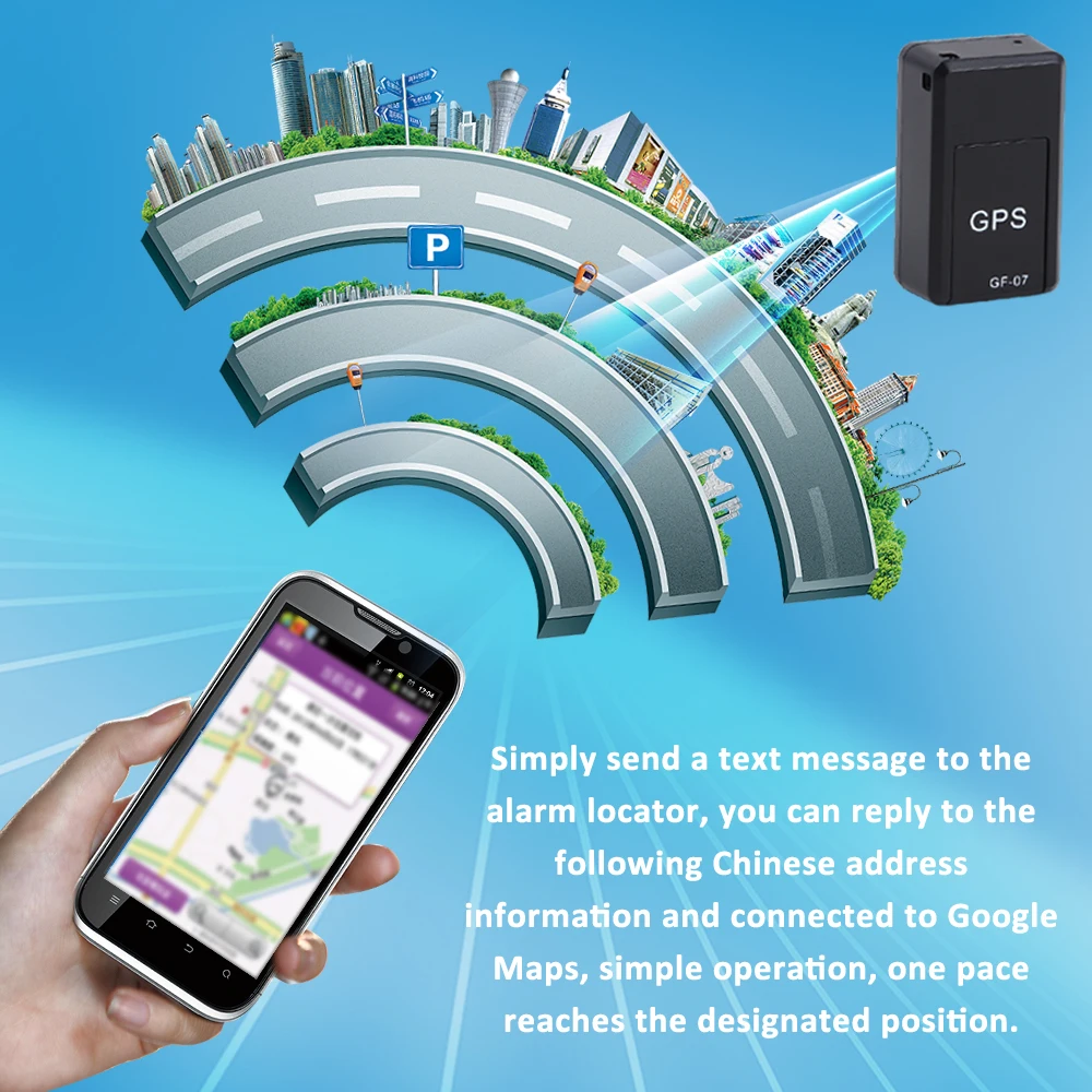 GF 07 мини gps миниатюрный трекер локатор позиционирование Дистанционное