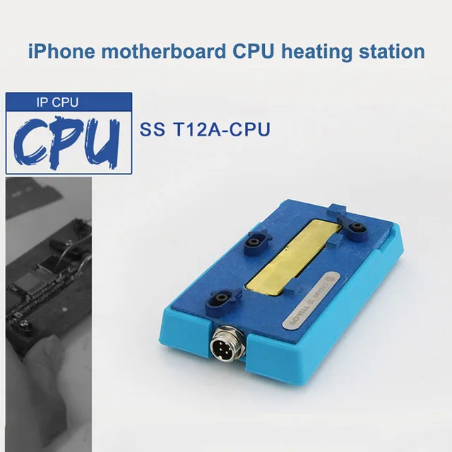 T12A-CPU Материнская плата Процессор IC чипы распайки нагревательная станция для iPhone X XS MAX паяльник ремонт инструмент разборка платформы SS-T12A - Цвет: T12A-CPU