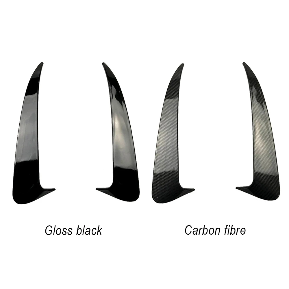 

2pcs Car Rear Bumper Spoiler Air Vent Cover Trim Replacement for Benz C Class W205 C43 C63 2014-2019 Car Accessories