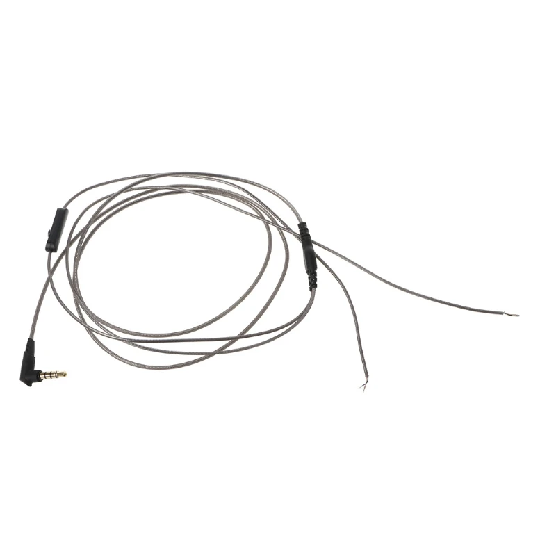 

1,2 м с микрофоном DIY кабель для наушников Высококачественный Сменный кабель для ремонта