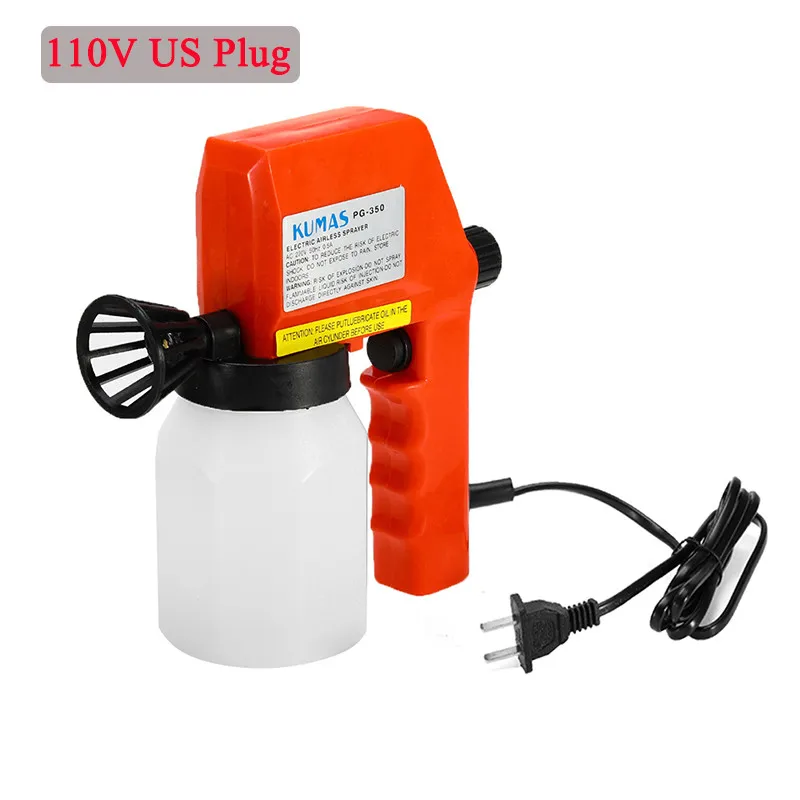 1 шт. Электрический распылитель краски без воздуха ручной 220 В ЕС штекер/110 США