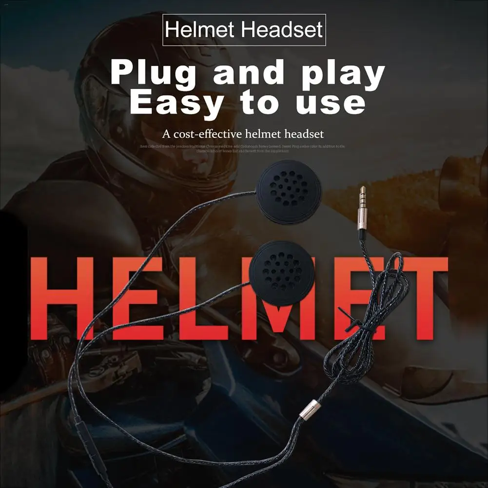 Earphone Helmet Wired Headphones High-fidelity Call Hands-free Headset For Motorcycle Rider | Автомобили и мотоциклы
